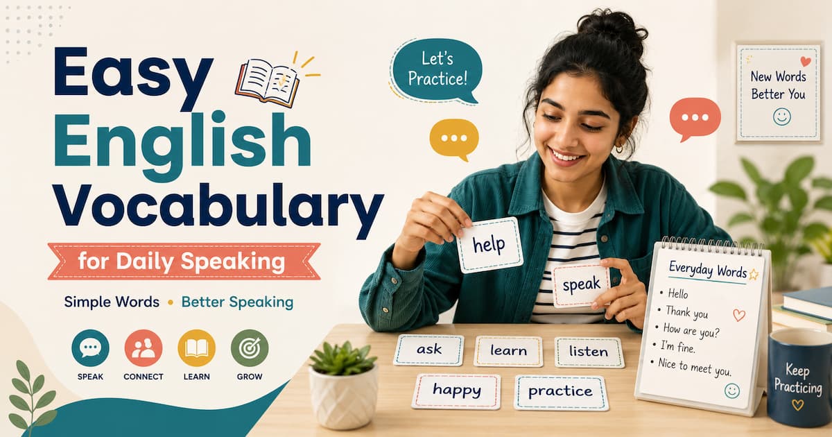 Easy English Vocabulary for beginners easy master guide